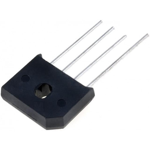 RS602; Single-phase bridge rectifier; Urmax: 100V; If: 6A; Ifsm: 175A; KBU; DC COMPONENTS