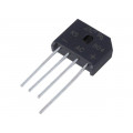 RS804; Single-phase bridge rectifier; Urmax: 400V; If: 8A; Ifsm: 200A; KBU; DC COMPONENTS