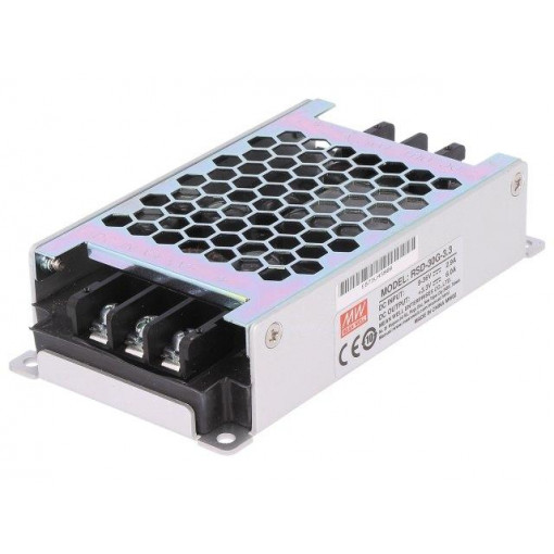 RSD-30G-3.3; Converter: DC/DC; 19.8W; Uin: 9÷36V; Uout: 3.3VDC; Iout: 6A; 0.25kg; MEAN WELL