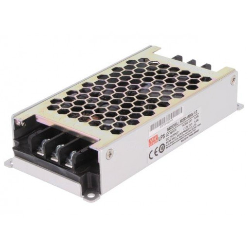 RSD-60G-12; Converter: DC/DC; 60W; Uin: 9÷36V; Uout: 12VDC; Iout: 5A; Case: 255; MEAN WELL