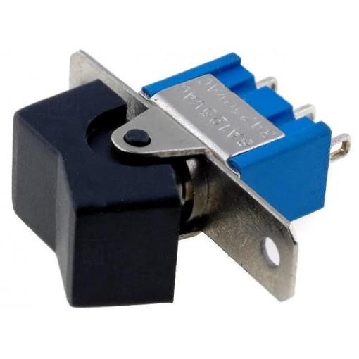 RSL-112A1; ROCKER; SPDT; Pos: 2; ON-(ON); 3A/250VAC; black; none; 20mΩ; -55÷85°C; NINIGI