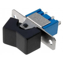 RSL-123A1; ROCKER; SP3T; Pos: 3; (ON)-OFF-(ON); 3A/250VAC; black; none; 20mΩ; NINIGI