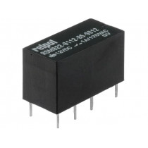 RSM822-6112-85-S012; Relay: electromagnetic; DPDT; Ucoil: 12VDC; 1A/120VAC; 2A/24VDC; 2A; RELPOL