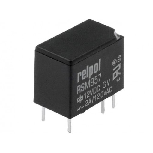 RSM957-0111-85-S012; Relay: electromagnetic; SPDT; Ucoil: 12VDC; 2A/120VAC; 2A/24VDC; 2A; RELPOL