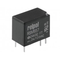 RSM957-0111-85-S024; Relay: electromagnetic; SPDT; Ucoil: 24VDC; 2A/120VAC; 2A/24VDC; 2A; RELPOL