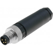 28045 RSMCK 4; Connector: M8; male; PIN: 4; straight; for cable; plug; LUMBERG AUTOMATION
