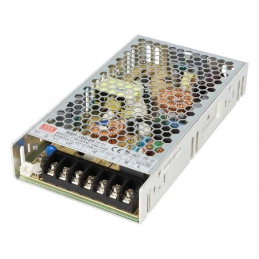 RSP-100-24; Power supply: switched-mode; modular; 100.8W; 24VDC; 179x99x30mm; MEAN WELL