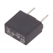 0697A1600-01; Fuse: fuse; time-lag; 1.6A; 250VAC; 63VDC; 8,4x4x7,8mm; Package: bag; BEL FUSE