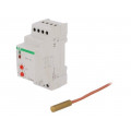 RT-823; Module: regulator; temperature; NO/NC; DIN; 250VAC/16A; 60÷95°C; F&F