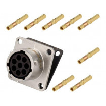 RT0012-8SNH-K; Connector: circular; Series: RT360; socket; female; crimped; PIN: 8; AMPHENOL RT0012-8SNH-K; Connector: circular; Series: RT360; socket; female; crimped; PIN: 8; AMPHENOL