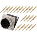 RT0016-19PNH-K; Connector: circular; Series: RT360; socket; male; crimped; PIN: 19; AMPHENOL RT0016-19PNH-K; Connector: circular; Series: RT360; socket; male; crimped; PIN: 19; AMPHENOL