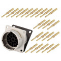 RT0018-23PNH-K; Connector: circular; Series: RT360; socket; male; crimped; PIN: 23; AMPHENOL RT0018-23PNH-K; Connector: circular; Series: RT360; socket; male; crimped; PIN: 23; AMPHENOL