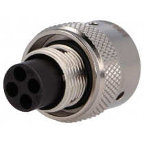 RT0610-4PNH; Connector: circular; Series: RT360; plug; male; for cable; PIN: 4; AMPHENOL RT0610-4PNH; Connector: circular; Series: RT360; plug; male; for cable; PIN: 4; AMPHENOL