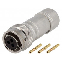 RT0612-3SNH-K; Connector: circular; Series: RT360; plug; female; crimped; PIN: 3; AMPHENOL RT0612-3SNH-K; Connector: circular; Series: RT360; plug; female; crimped; PIN: 3; AMPHENOL
