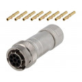 RT0612-8SNH-K; Connector: circular; Series: RT360; plug; female; crimped; PIN: 8; AMPHENOL RT0612-8SNH-K; Connector: circular; Series: RT360; plug; female; crimped; PIN: 8; AMPHENOL