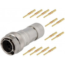 RT0614-12PNH-K; Connector: circular; Series: RT360; plug; male; crimped; for cable; AMPHENOL