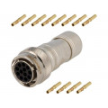 RT0614-12SNH-K; Connector: circular; Series: RT360; plug; female; crimped; PIN: 12; AMPHENOL RT0614-12SNH-K; Connector: circular; Series: RT360; plug; female; crimped; PIN: 12; AMPHENOL