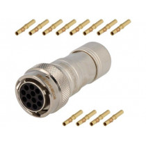 RT0614-12SNH-K; Connector: circular; Series: RT360; plug; female; crimped; PIN: 12; AMPHENOL RT0614-12SNH-K; Connector: circular; Series: RT360; plug; female; crimped; PIN: 12; AMPHENOL