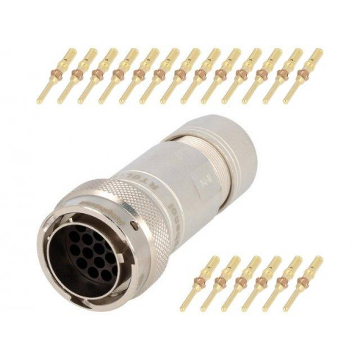RT0616-19PNH-K; Connector: circular; Series: RT360; plug; male; crimped; for cable; AMPHENOL
