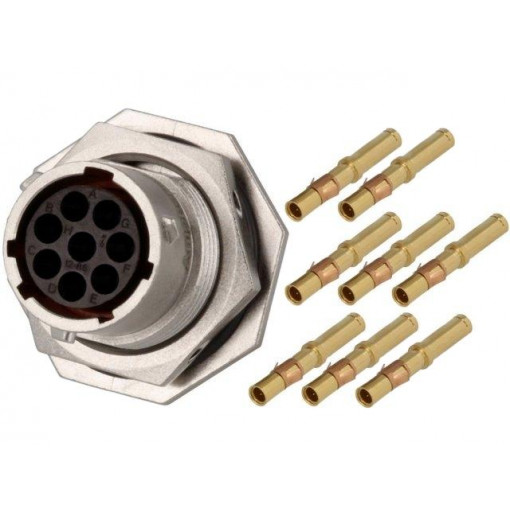 RT0712-8SNH-K; Connector: circular; Series: RT360; socket,plug; female; crimped; AMPHENOL