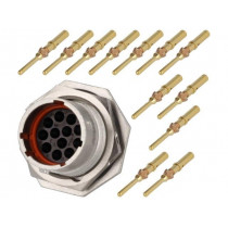 RT0714-12PNH-K; Connector: circular; Series: RT360; socket,plug; male; crimped; AMPHENOL