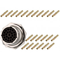 RT0718-23SNH-K; Connector: circular; Series: RT360; socket,plug; female; crimped; AMPHENOL