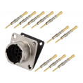 RT0W012-10PNH-K; Connector: circular; Series: RT360; socket; male; crimped; PIN: 10; AMPHENOL RT0W012-10PNH-K; Connector: circular; Series: RT360; socket; male; crimped; PIN: 10; AMPHENOL
