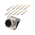 RT0W012-10SNH-K; Connector: circular; Series: RT360; socket; female; crimped; PIN: 10; AMPHENOL RT0W012-10SNH-K; Connector: circular; Series: RT360; socket; female; crimped; PIN: 10; AMPHENOL