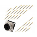 RT0W016-26PNH-K; Connector: circular; Series: RT360; socket; male; crimped; PIN: 26; AMPHENOL RT0W016-26PNH-K; Connector: circular; Series: RT360; socket; male; crimped; PIN: 26; AMPHENOL