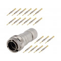 RT0W614-19PNH-K; Connector: circular; Series: RT360; plug; male; crimped; for cable; AMPHENOL