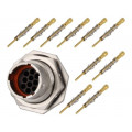 RT0W712-10PNH-K; Connector: circular; Series: RT360; socket,plug; male; crimped; AMPHENOL