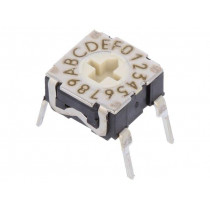 RTE1600N44; Encoding switch; HEX/BCD; Pos: 16; THT; Rcont max: 100mΩ; 65pcs.; C&K RTE1600N44; Encoding switch; HEX/BCD; Pos: 16; THT; Rcont max: 100mΩ; 65pcs.; C&K