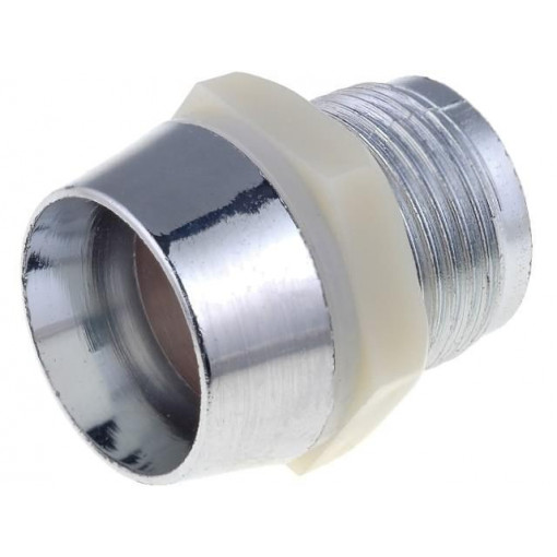 ; LED holder; 10mm; chromium; ABS; concave; L2: 13mm; ; LED holder; 10mm; chromium; ABS; concave; L2: 13mm;