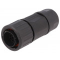 RTS6BS14N19P03; Connector: circular; Series: eco|mate Aquarius; plug; male; PIN: 19; AMPHENOL