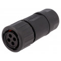 RTS6BS14N4S03; Connector: circular; Series: eco|mate Aquarius; plug; female; 500V; AMPHENOL