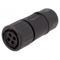 RTS6BS14N4S03; Connector: circular; Series: eco|mate Aquarius; plug; female; 500V; AMPHENOL
