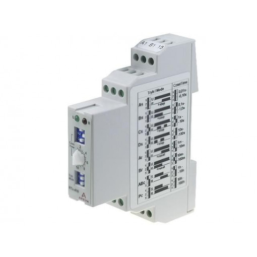 RTX-410; Timer; 0,01s÷100h; SPDT; 250VAC/5A; 24÷230VAC; 24÷230VDC; DIN; SCHNEIDER ELECTRIC
