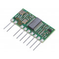 650201425G; Module: RF; FM transceiver; FSK; 868.3MHz; serial; -100dBm; 20/11mA; AUREL 650201425G; Module: RF; FM transceiver; FSK; 868.3MHz; serial; -100dBm; 20/11mA; AUREL