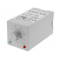 RTX-132 24/48 1,2SEK; Timer; 0,1÷1,2s; DPDT; 230VAC/5A; 24÷48VAC; 24÷48VDC; undecal; IP40; SCHNEIDER ELECTRIC