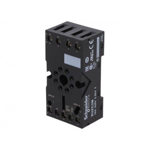 RUZC2M; Relays accessories: socket; PIN: 8; Mounting: DIN; SCHNEIDER ELECTRIC