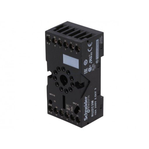 RUZC3M; Relays accessories: socket; PIN: 11; Mounting: DIN; SCHNEIDER ELECTRIC RUZC3M; Relays accessories: socket; PIN: 11; Mounting: DIN; SCHNEIDER ELECTRIC
