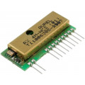 650200997G; Module: RF; AM receiver; OOK; 433.92MHz; -106dBm; 5VDC; 2.4kbps; 3mA; AUREL 650200997G; Module: RF; AM receiver; OOK; 433.92MHz; -106dBm; 5VDC; 2.4kbps; 3mA; AUREL