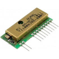650200997G; Module: RF; AM receiver; OOK; 433.92MHz; -106dBm; 5VDC; 2.4kbps; 3mA; AUREL 650200997G; Module: RF; AM receiver; OOK; 433.92MHz; -106dBm; 5VDC; 2.4kbps; 3mA; AUREL