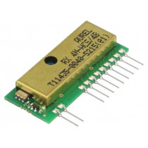 650201036G; Module: RF; AM receiver; OOK; 433.92MHz; -106dBm; 5VDC; 3mA; AUREL 650201036G; Module: RF; AM receiver; OOK; 433.92MHz; -106dBm; 5VDC; 3mA; AUREL