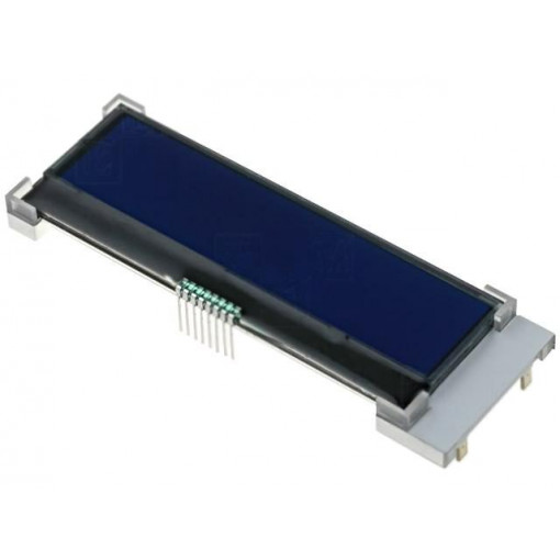 RX2002A-BIW-TS; Display: LCD; alphanumeric; COG,STN Negative; 20x2; blue; LED; RAYSTAR OPTRONICS