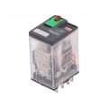 RXM4AB1B7; Relay: electromagnetic; 4PDT; Ucoil: 24VAC; 6A/250VAC; 6A/28VDC; 6A; SCHNEIDER ELECTRIC