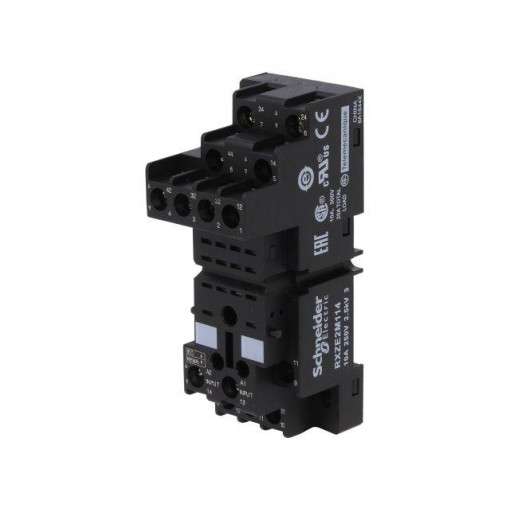RXZE2M114; Relays accessories: socket; PIN: 14; Mounting: DIN; 10A; 250VAC; SCHNEIDER ELECTRIC