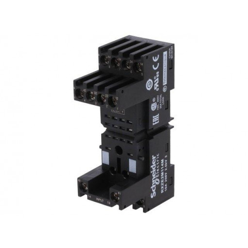 RXZE2M114M; Relays accessories: socket; PIN: 14; Mounting: DIN; 10A; 250VAC; SCHNEIDER ELECTRIC RXZE2M114M; Relays accessories: socket; PIN: 14; Mounting: DIN; 10A; 250VAC; SCHNEIDER ELECTRIC