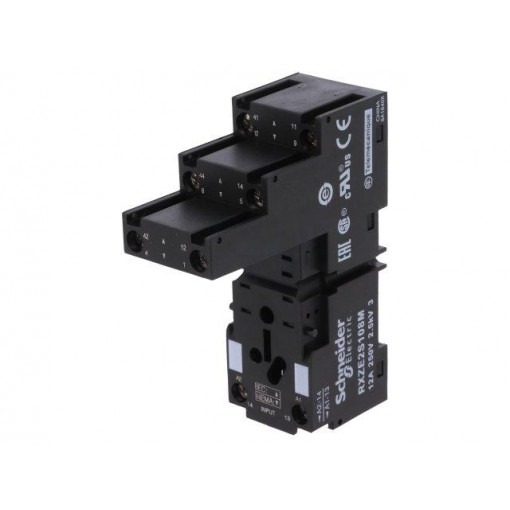 RXZE2S108M; Relays accessories: socket; PIN: 8; Mounting: DIN; 10A; 250VAC; SCHNEIDER ELECTRIC RXZE2S108M; Relays accessories: socket; PIN: 8; Mounting: DIN; 10A; 250VAC; SCHNEIDER ELECTRIC