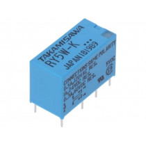 RY-5W-K; Relay: electromagnetic; DPDT; Ucoil: 5VDC; 0.5A/120VAC; 1A/24VDC; FUJITSU
